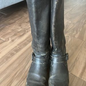 Distressed Veronica Slouch Frye Boots